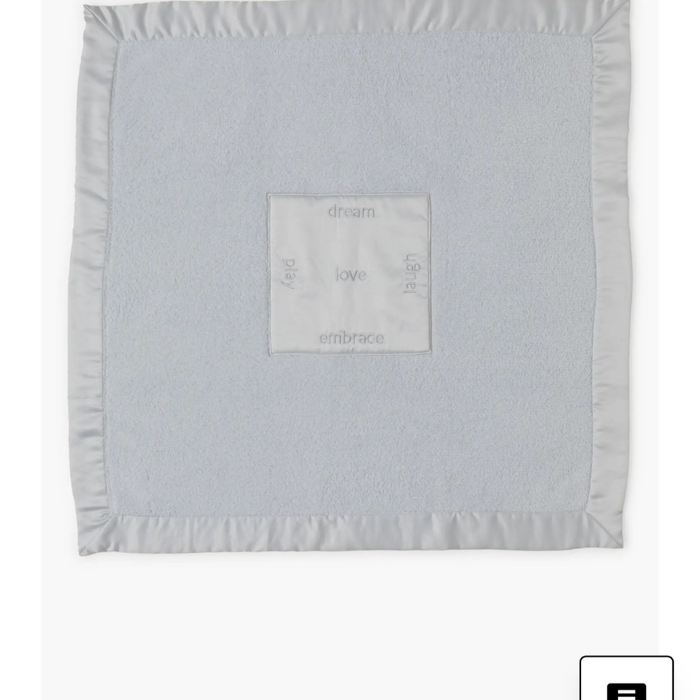 Barefoot Dreams CozyChic® Satin Trim Receiving Blanket